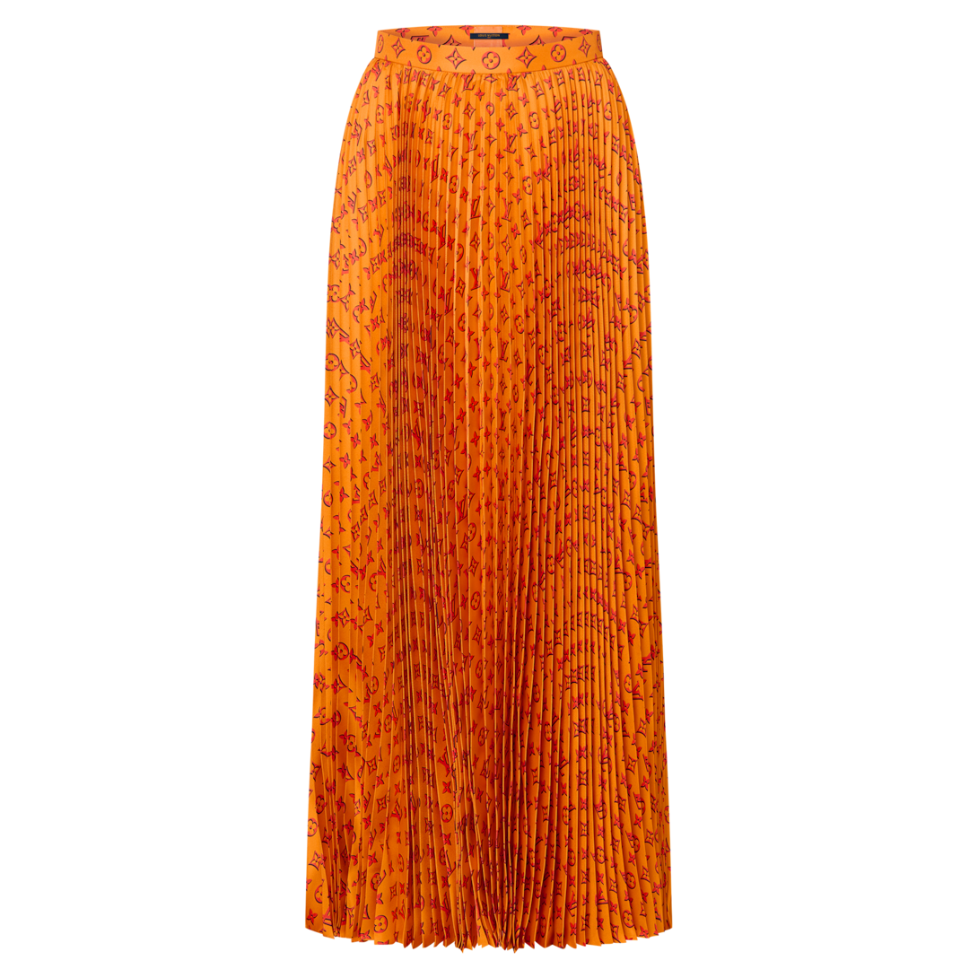 3D Monogram Pleated Skirt - Ready to Wear | LOUIS VUITTON